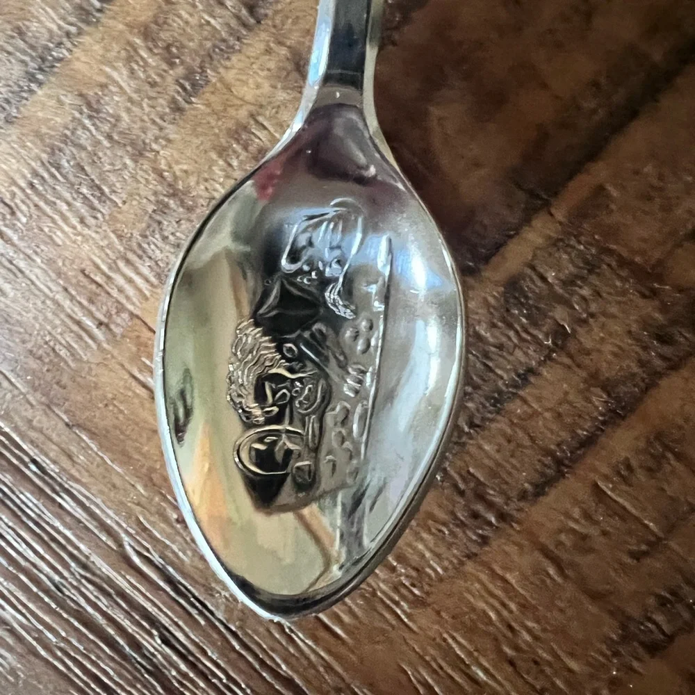 Vintage Rolex Bucherer Lucerne Switzerland Silver Souvenir Collector Spoon